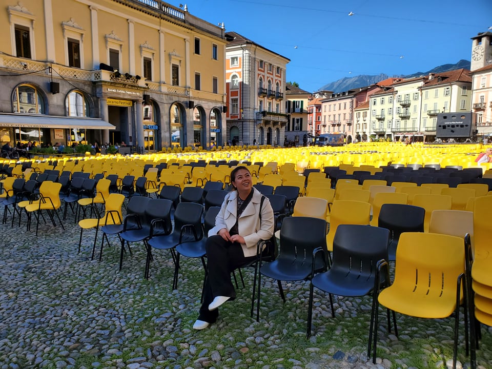 The columnist attends the Locarno Film Festival in Switzerland.